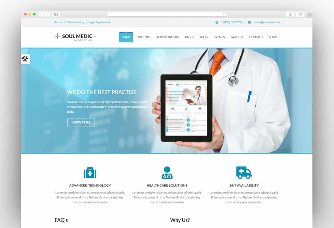 SoulMedic | Hospital & Doctor WordPress Theme